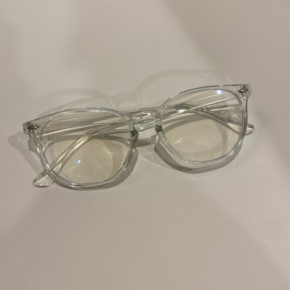 Clear blue light glasses
